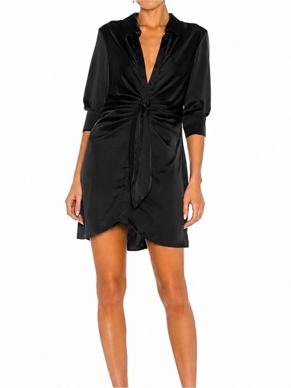 BB Dakota by Steve Madden “Tie Curious” Shirtdress NWT